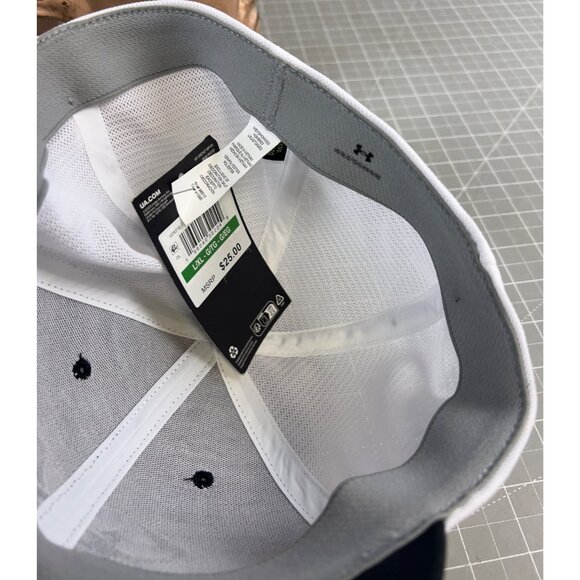Under Armour Men’s Fish Hunter Mesh Cap L/XL Black & White - Picture 7 of 9